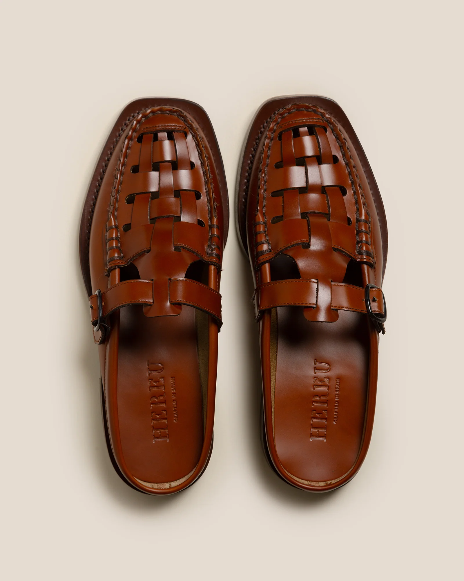 BONELL - Men's Woven T-bar Mule Loafer - Image 3