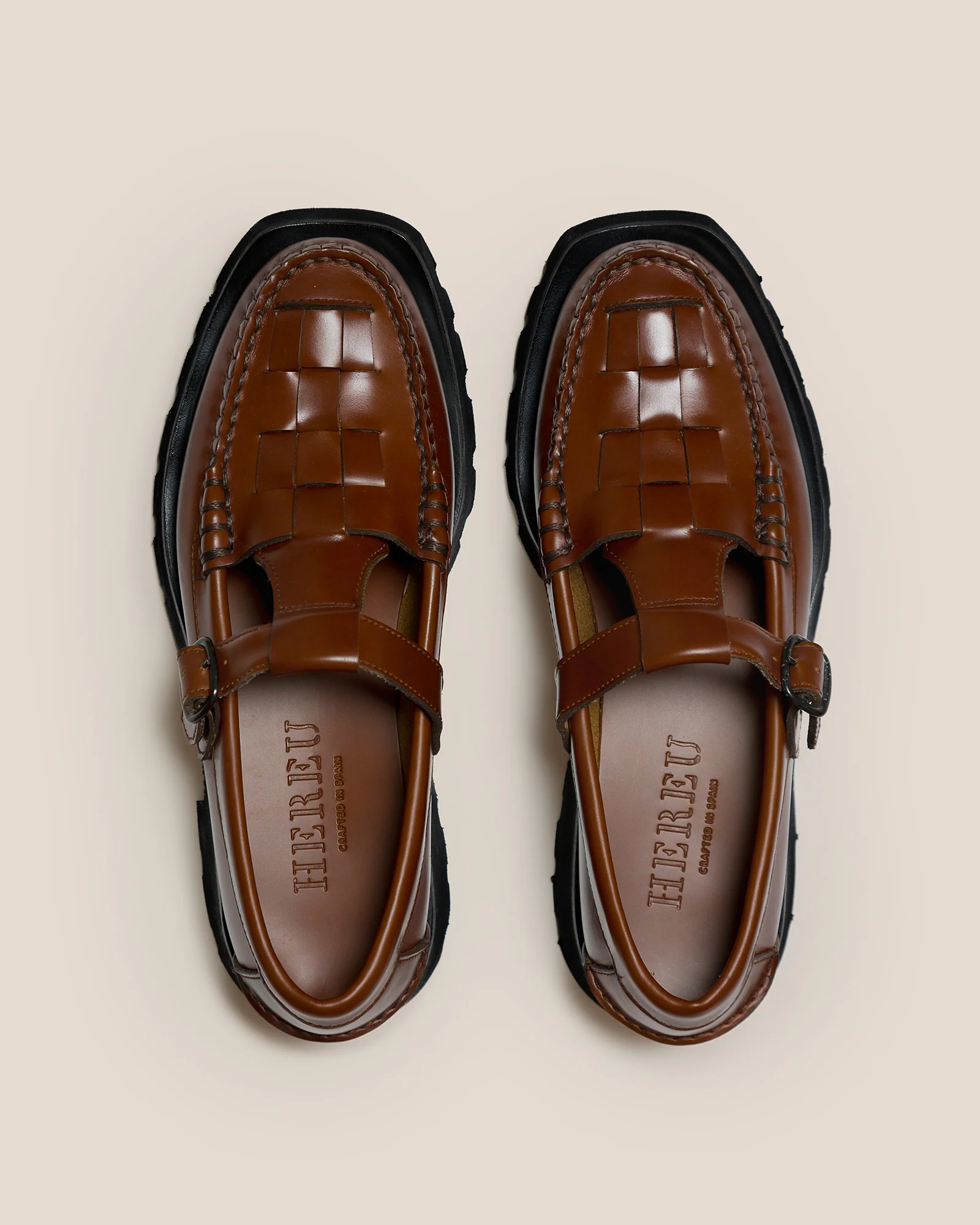 SOLLER SPORT - Men's Tread Sole T-Bar Loafer - Image 3